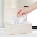 Tissue Storage Box with Cover Wet Wipes Holder Dustproof for Home Offices