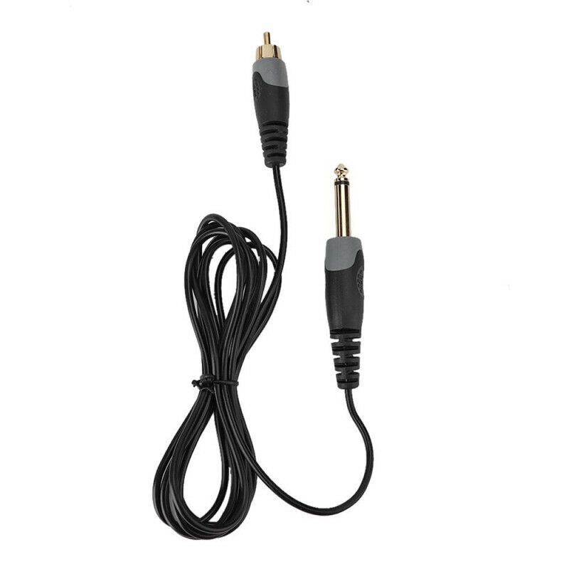 2.25 meters Tattoo Clip Hook Line with Curved Head RCA Plug for Tattoo Machine