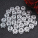 10pcs Plastic Domestic Sewing Machine Empty Bobbins for Brother Janome Sing Q4C5