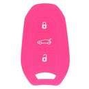 Car Key Protive Cover Holder for BUICK Flip Smart 3 Buttons Remote Key Fob Rose