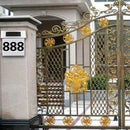 Stainless Steel Solar Powered LED Doorplate Number Light House Door Address