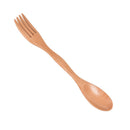 1pcs Quality Wooden Spoon Forks Set Natural Wood Cutlery Coffee Tea Spoons3C