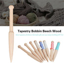 1PC DIY Weaving Tool Wood Woven Sweater Scarf Tapestry Bobbin Crochet Hook 3C