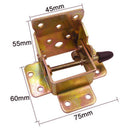 4Pcs/set Iron Locking Folding Table Chair Leg Brackets Hinges for Home Furn