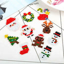DIY Kids Round Diamond Christmas Stickers Full Drill Diamond Painting Kits