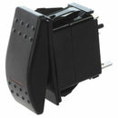 12V Car Boat Rocker LED Light Illuminated SPST ON-OFF Switch Waterproof Mar E2N3