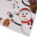 Cartoon Christmas Stickers Window Showcase Santa Clause Snowman Shop Bar D NT3C