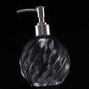 Glass Soap & Lotion Dispenser with Rust Proof Stainless Steel Pump, Refilla
