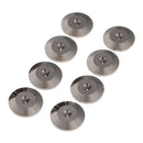 8PCS Speaker Spikes Foot Mats Feet Pads 25*4mm Metal Durable for Hifi Players