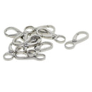 10 Carabiners Spring Clasps Keychain Key Rings DIY Key Clasps for Bags Craft