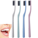 4Pcs Wheat Straw Bamboo Charcoal Soft Toothbrush Hygiene Eco-Friendly Oral Cle%!