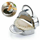 1x Stainless Steel Dumpling Maker Mould Dough Presser Wraper Cutter Kitchen Tool