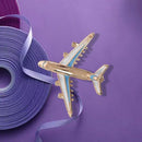 Alloy Airplane Brooch Pins Enamel Plane Brooches For Women Men Costumes Air