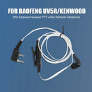 For Baofeng 2Pin Walkie Talkie Ear Hook Interphone Portable Earphone Earpiece