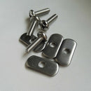 Stainless Steel Screw 4 Set \ U0026 Hardware Oval Nut for Kayak Track /