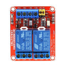 5V 2 Channel Relay Module with Optocoupler Isolation High/Low Level Trigger
