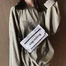 Women Crossbody Messenger Bag Newspaper Print Girls Clutches Shoulder Bag