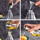 Oil Sprayer Stainless Steel Bottle Kitchen Cooking Tools Spra O3F1 Use Disp C8S6