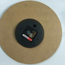 Home Decor Wall Clock Retro Round Wood Shabby Chic Art Works Glycerine Soap