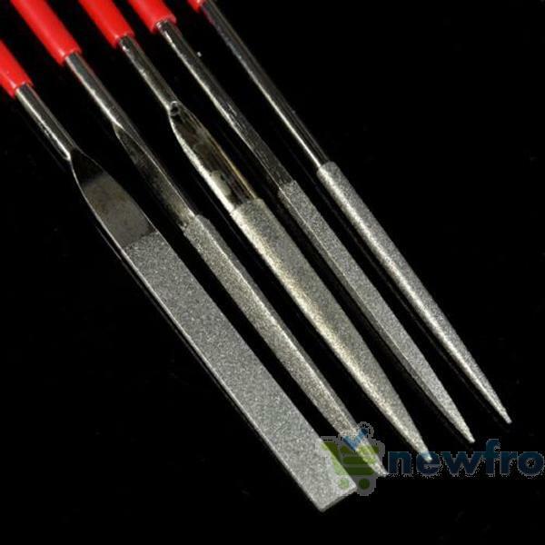 5pcs Needles File Set Jeweler Diamond Wood Carving Craft Metal Glass Stone Tools