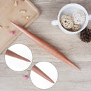 1Pcs non stick long wooden handle rolling pin dumplings fondant cake baking ME