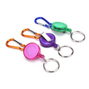 Retractable Reel Recoil ID Badge Lanyard Name Tag Key Card Holder Belt Clip FT