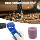 Corundum Wheel Drill Bit Sharpener Wear Resisting Grinding w/ Spanner Set
