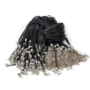 18" 100pcs Rubber Necklace Braid Cord Findings Lobster Clasp DIY Gift Wholesale