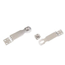 2pcs Sailing Vinyl Gate Latch Gate Locks Polished 316 Stainless Steel, 97mm
