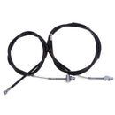 2 Pair Black Motorcycle Front & Rear Brake