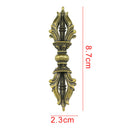 Nepal Workmanship Dorje Vajra Pestle Home Decor Bronze Antiqued Tibetan Buddhist
