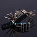 15 in 1 Multi-Function Road Bike Bycicle Cycling Stainless steel Repair Tool Kit
