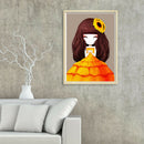 Diamond Painting Kits Cartoon Girl Full Round Drill Picture Handicrafts Art