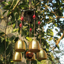 Bronze Big Metal Bells Wind Chime Feng Shui Home Garden Hanging Pavilion
