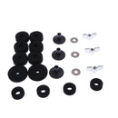 21 Pieces Cymbal Replacement Accessories - Cymbal Sleeves with Base Wing Nuts