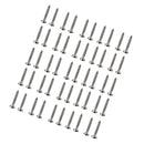 50pcs Nickel Tremolo Bridge Mounting Screws for    TL Guitar Parts