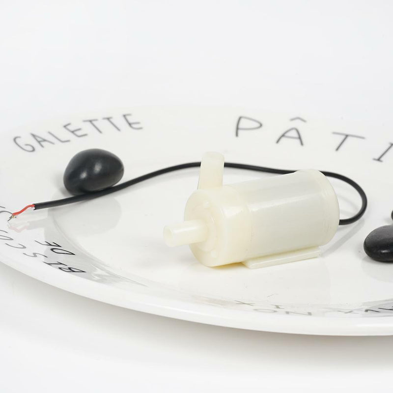 Micro Submersible Water Pump Fish Tank Fountain Aquarium White DC 3V 5V_6V