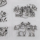 Christmas Crystal ball transparent Silicone Clear Stamp Scrapbook Album Decor 3C