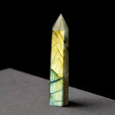 Natural Moonstone Labradorite Crystal Wand Quartz Mineral Stone Specimen Healing