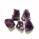 1pc Natural Amethyst Geode Crystal Quartz Amethyst Mineral Specimen Cluster E5U4