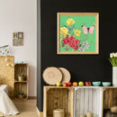 5D DIY Diamond Painting Flower Butterfly Full Round Embroidery Kit (LG124)
