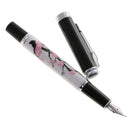 Jinhao Plum Blossom Fountain Pen Fine Black&White Graduation Ceremony Office