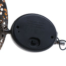 Garden Solar Lights Pathway Outdoor Moon Crackle Wrought Iron&Glass Globe Sta&+