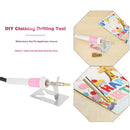 Rhinestone Hot Fix Applicator Iron-on Wand 7 Tips Fast Heated Heat-fix Tool