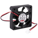 5X(50mm 12V 2Pin 4000RPM Sleeve Bearing PC Case CPU Cooler Cooling Fan S3R8)