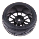 4pcs RC On Road Car Rubber Tires for 1/10 Universal Car Redcat Traxxas