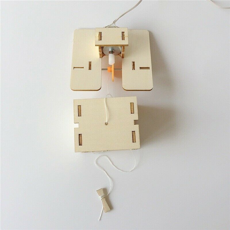 Assemble Diy Electric Lift Science Kids Educational Toys Experiment Materia T7B8