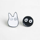 1Pair Women  Cute Cartoon Jewelry Animal Totoro Ear Stud Piercing Earring M&E
