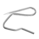 100 Pack Metal Curtain Hooks Drapery Hook Pins with Clear Box for Window Cu R5A2