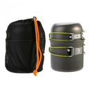 Outdoor Camping Portable Tableware Cooker 1-2 People Camping Set Pot Outdoo